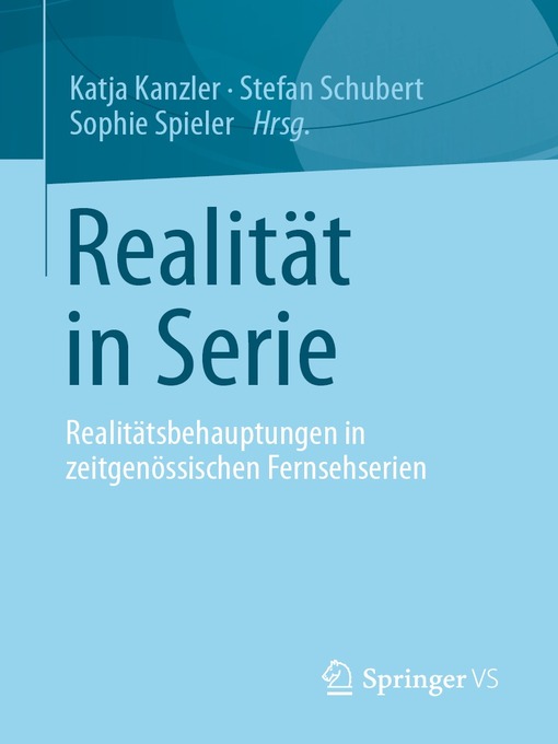 Title details for Realität in Serie by Katja Kanzler - Wait list